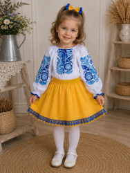 Костюм-вишиванка дитячий, комбінований (розміри: 2-6 років) в упаковці 5 штук №344774