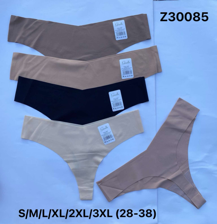 Труси жіночі, котон, м.Z30085 ( розмір: S, М, L, ​ХL, 2ХL, 3ХL ) 6 кольорів, в упаковці 12 шт. №315672 - VanKiey 434