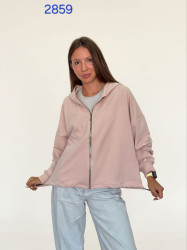 Батник жіночий, двунитка, м. 2859 (розмір: M, L ), 4 кольори, в упаковці 2 штуки №348773
