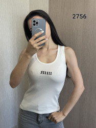 Майка жіноча, рубчик, м.2756 (р. 42-48 ), мікс кольорів, в упаковці 3 штуки №331108
