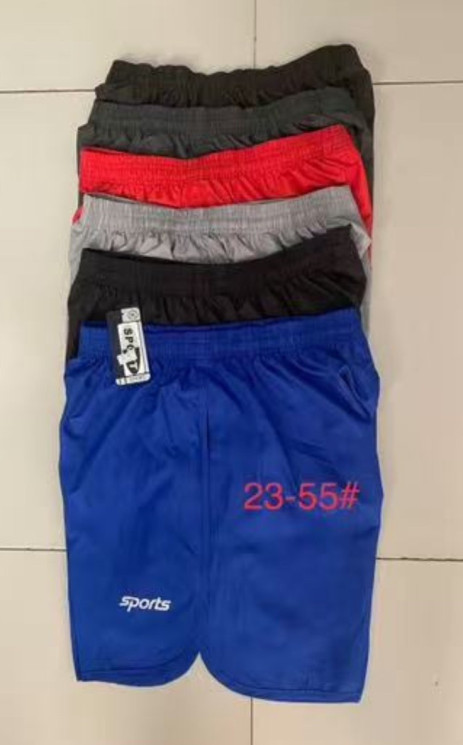 Шорти чоловічі, плащівка, м.23-55 (р. XL-5XL ), 6 кольорів, в упаковці 5 штук №326700 - 