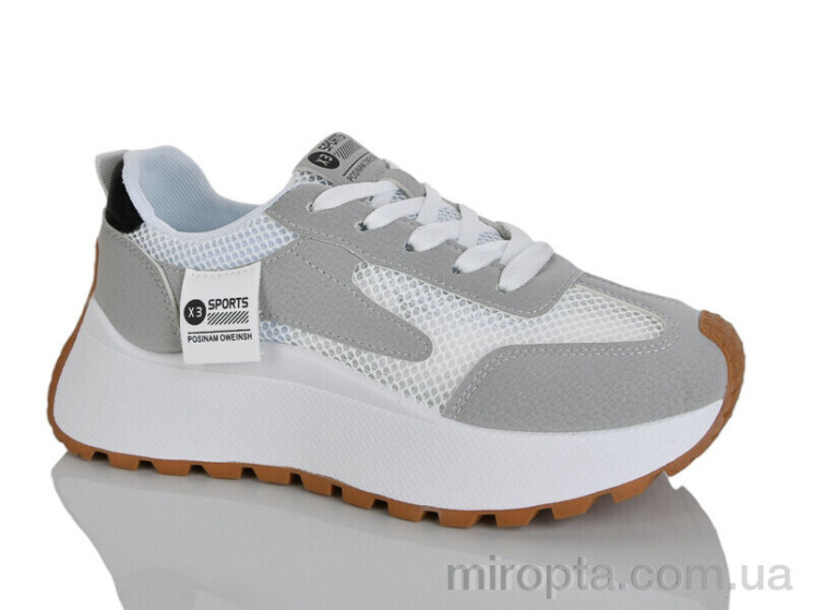 Кросівки Prime KT-K8581 white р: 37-40, в упаковці: 8 пар, купити тільки гуртом - 1207241