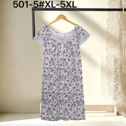 Нічна сорочка жіноча, бамбук, м.501-5 (р. XL-5XL ), в упаковці 5 штук №345959