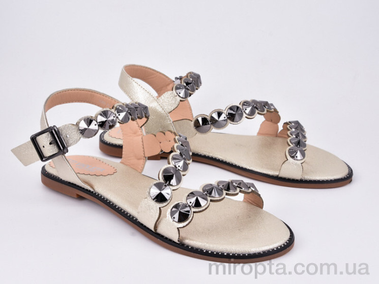 Босоніжки 100-11 beige р: 36-41, в упаковці: 8 пар, купити тільки гуртом - 342697