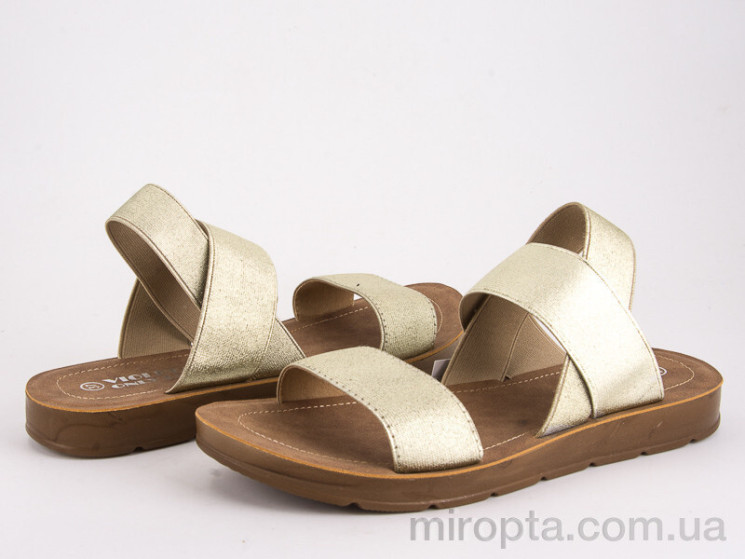 Босоніжки 8-301 gold р: 36-41, в упаковці: 8 пар, купити тільки гуртом - 490761