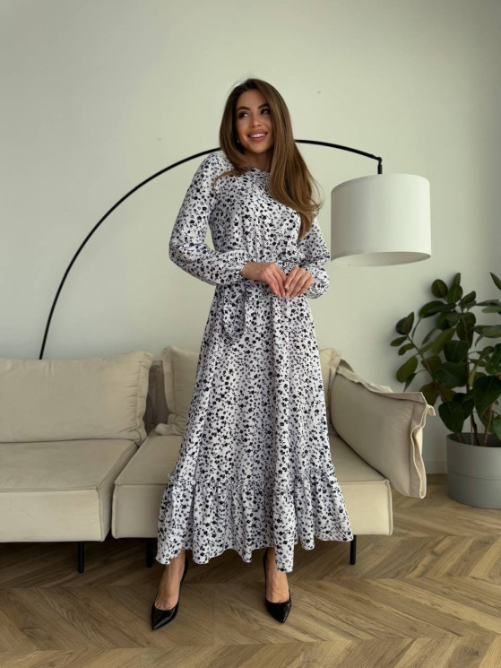 Сукня жіноча міді, софт м. 5492 (р: S, M, L, XL) №806010 - 