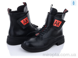 Черевики 197-53 black-red р: 36-41, в упаковці: 8 пар, купити тільки гуртом