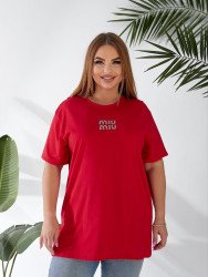 Футболка жіноча, трикотаж, м. 4040 (р: 52-54, 56-58) №711693
