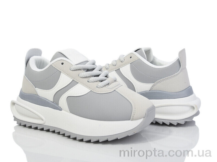 Кросівки 136-36-3 grey-white р: 36-41, в упаковці: 8 пар, купити тільки гуртом - 974368