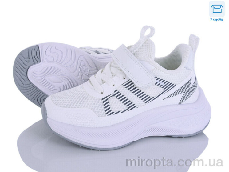 Кросівки ABC2202P white р: 26-31, в упаковці: 6 пар, купити тільки гуртом - 1171656