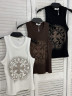 Майка жіноча "2300" рубчик (р: one size) 3 кольори, в упаковці 5 шт. №385981 - Mercury SE927