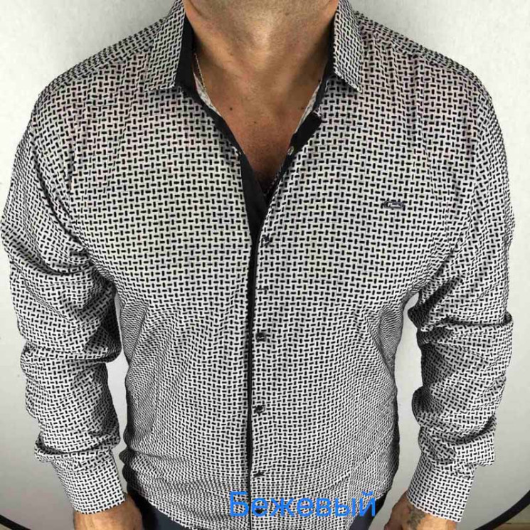 Сорочка Paul Semih р 3XL-6XL Чоловіча R01-22 beige - Nadiyka BG/PO2161-2162