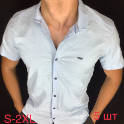 Сорочка Paul Semih р S-2XL Чоловіча Y1718 l.blue
