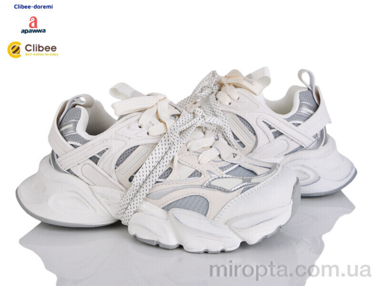 Кросівки BN250501 white р: 32-37, в упаковці: 6 пар, купити тільки гуртом - 1088675