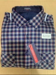 Сорочка чоловіча на хутрі "S2338" (р: M,L,XL,XXL) в упаковці 7 шт. №381144