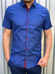 Сорочка No Brand р M-3XL Чоловіча S1164 navy