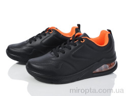 Кросівки 20-1032-3 black-orange р: 36-41, в упаковці: 8 пар, купити тільки гуртом