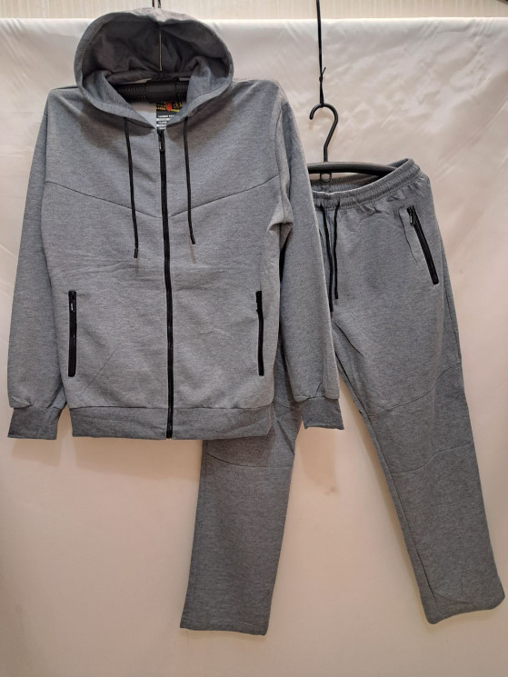 Спортивний костюм чоловічий, трикотаж, м.2386 В (Розмір: 3XL-7XL ), 3 кольори в упаковці 5 штук №325089 - 
