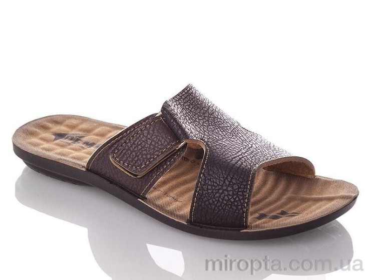 Шльопанці P5321 black-brown р: 36-39, в упаковці: 6 пар, купити тільки гуртом - 509723