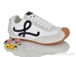 Кросівки B2990-8 white-black р: 36-41, в упаковці: 8 пар, купити тільки гуртом