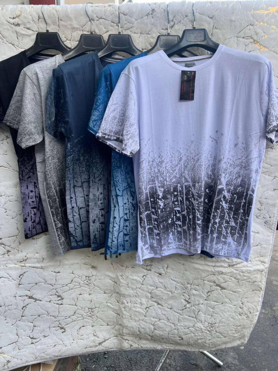 Футболка чоловіча, трикотаж (р. XL-3XL ), мікс кольорів, в упаковці 5 штук №325655 - Vanda SE1013
