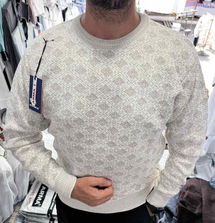 Светр чоловічий (р: L-2XL) 7 кольорів в упаковці 3 штуки №757010 - NikNumbers SE 1041-1042