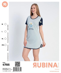 Туніка жіноча "4785" коттон (р: M,L,XL,2XL) в упаковці 4 шт. №364221