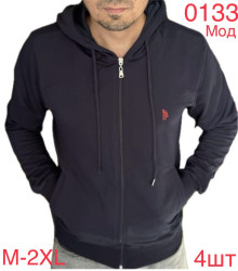 Кофта спортивна чоловіча, двохнитка  м.0133 (р: М-2XL) 5 кольорів, в упаковці 4 шт. №750412
