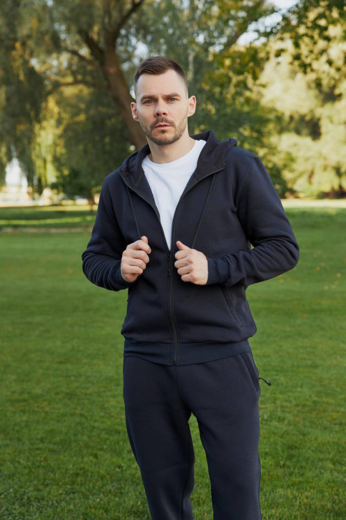 Костюм чоловічий, тринитка на флісі, м. 79.4 (р: L, XL, XXL, 3XL) №715782 - Umon GOL1454 м. 79.4