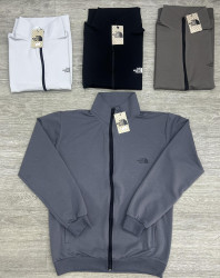 Спортивна кофта THE NORTH FACE чоловіча, двунитка, пеньє, м.321 (розмір: 44-52), 4 кольори, в упаковці 5 штук №346967