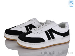 Кросівки 2025-3-2 black-white р: 36-41, в упаковці: 8 пар, купити тільки гуртом