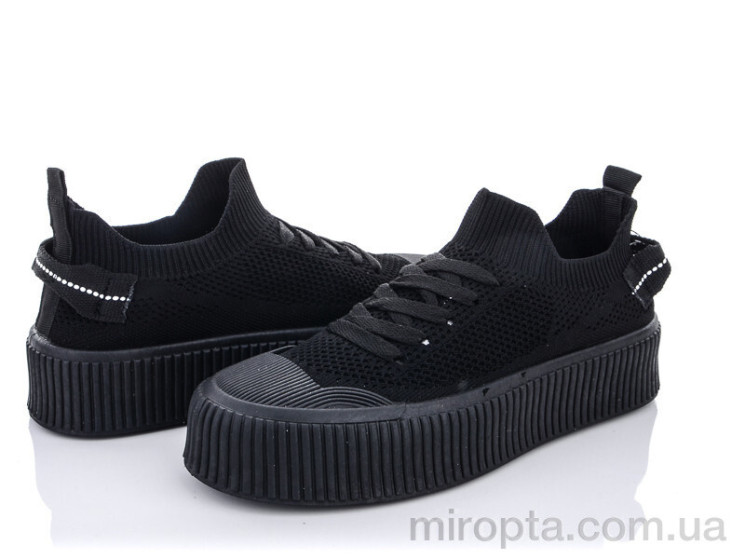 Кросівки 20-942 black р: 36-41, в упаковці: 8 пар, купити тільки гуртом - 744860