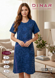 Сукня домашня жіноча "11066" віскоза (р: 2XL-5XL) в упаковці 4 шт. №385122
