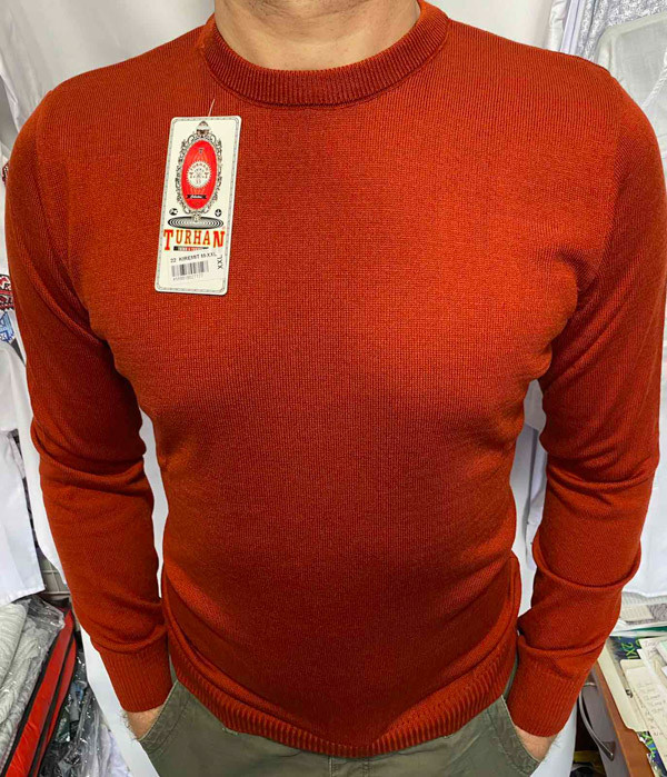 Светр Turhan р M-2XL Чоловічий S2381 d.orange - NikNumbers SE1041-1042