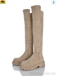 Ботфорти M10 beige р: 36-40, в упаковці: 6 пар, купити тільки гуртом