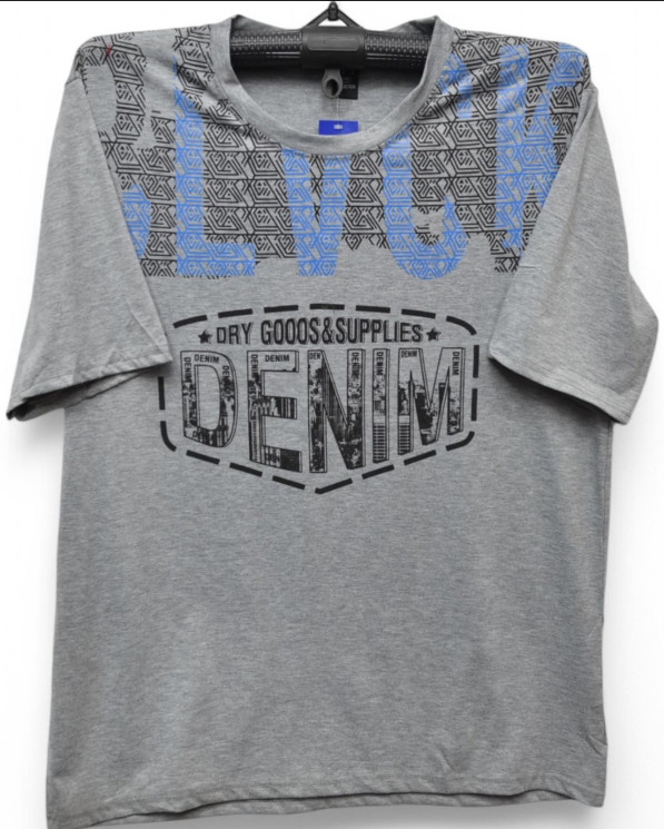 Футболка чоловіча, котон (р. 5XL-8XL ), мікс кольорів, в упаковці 5 шт. №325153 - Vanda SE1013