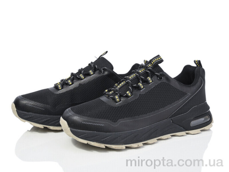 Кросівки 20-1064-1 black р: 40-45, в упаковці: 8 пар, купити тільки гуртом - 990722