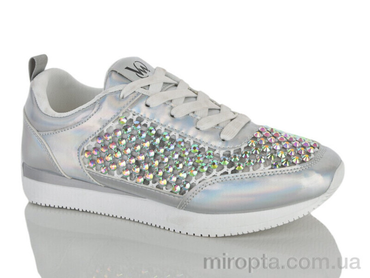 Кросівки 2028-12 silver р: 36-41, в упаковці: 8 пар, купити тільки гуртом - 1178122