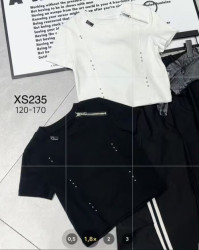 Футболка дитяча "XS235" котон (р: 120-170см) 2 кольори, в упаковці 6 шт. №386763