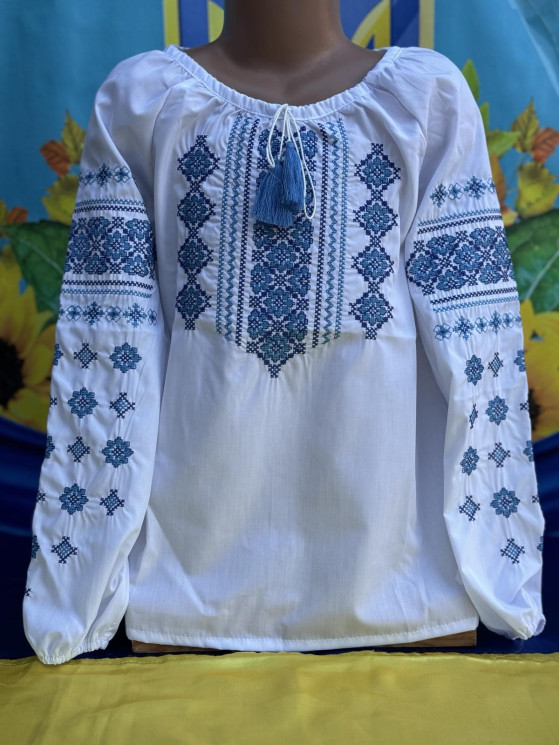 Вишиванка дитяча (розміри: зріст 122-146) в упаковці 5 штук №306097 - Delux 909