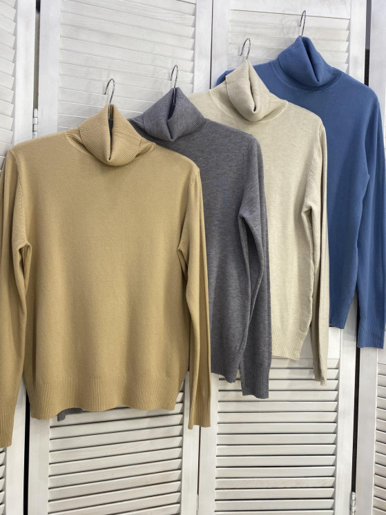 Гольф жіночий "022" кашемір (р: one size) 7 кольорів, в упаковці 4 шт. №389975 - Mercury SE927