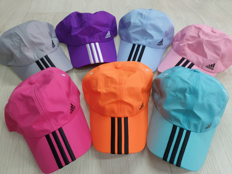 Бейсболка жіноча "Adidas" (р: 56) мікс кольорів, в упаковці 5 шт. №368008 - Ventil SE 939
