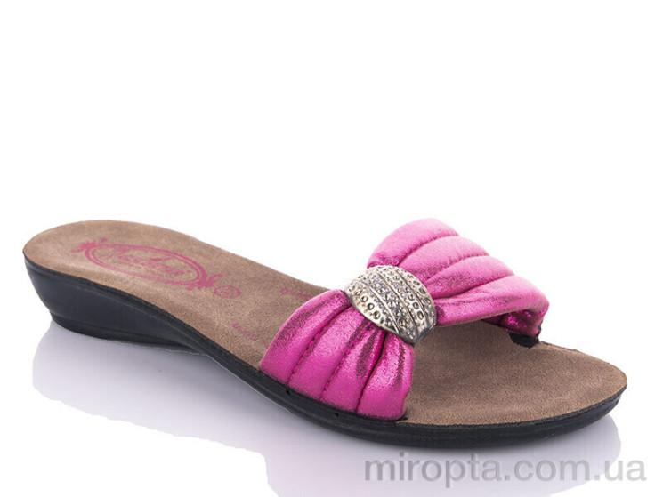 Шльопанці W26-7152 fuchsia р: 36-40, в упаковці: 6 пар, купити тільки гуртом - 1191118