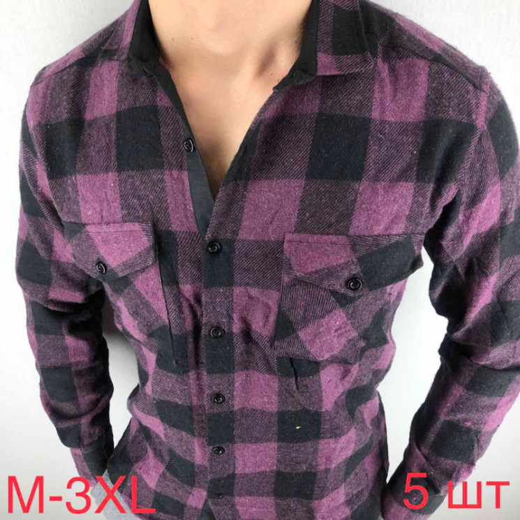 Сорочка Paul Semih р M-3XL Чоловіча V11 purple - Nadiyka BG/PO2161-2162