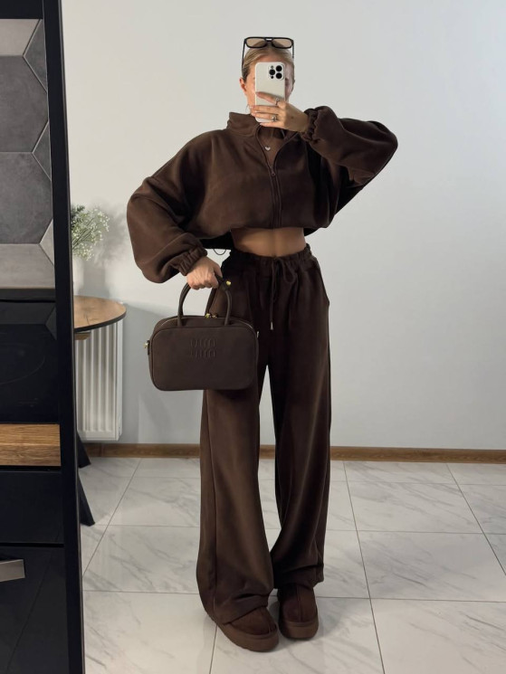 Костюм жіночий, полар фліс, м. 33 (р: 42-44, 46-48) №716668 - StoriesBrand RN4952 м. 33