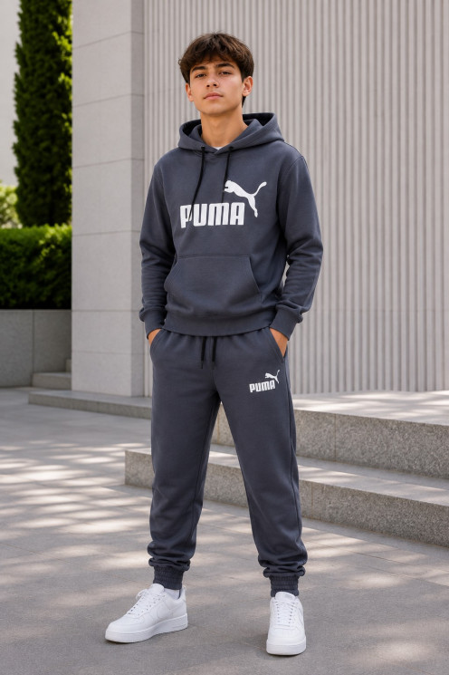 Спортивний костюм підлітковий Puma "305-3" двохнитка (р: 13-17 років) 2 кольори, в упаковці 5 шт. №389412 - Evans SE761