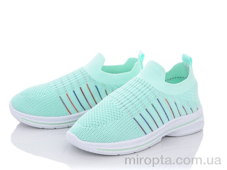 Кросівки 45-92 green р: 31-36, в упаковці: 8 пар, купити тільки гуртом - 763946