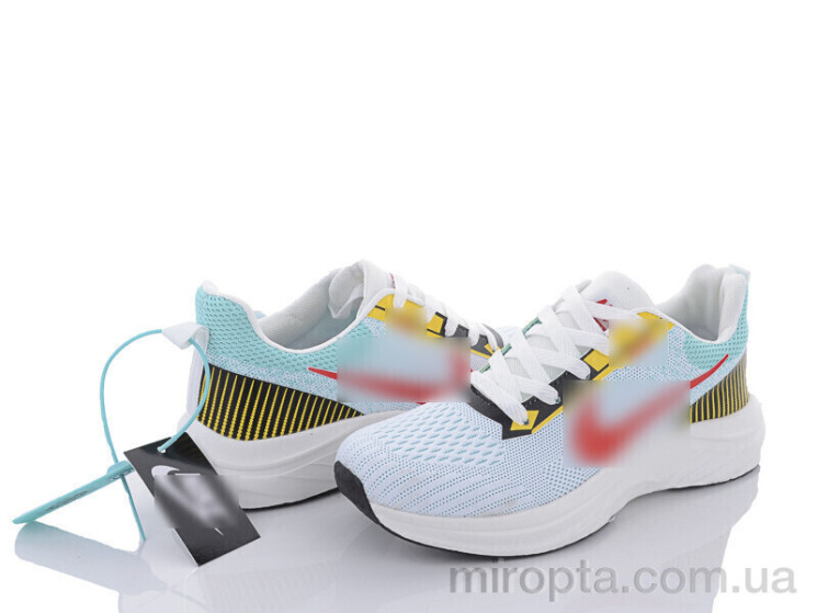 Кросівки Y171(W017) white-red р: 40-44, в упаковці: 5 пар, купити тільки гуртом - 802563