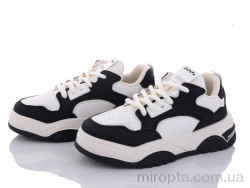 Кросівки 149-35 white-black р: 36-41, в упаковці: 8 пар, купити тільки гуртом