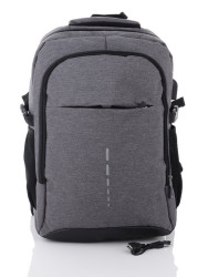 Рюкзак 613 grey з USB р: 46*16*30 см